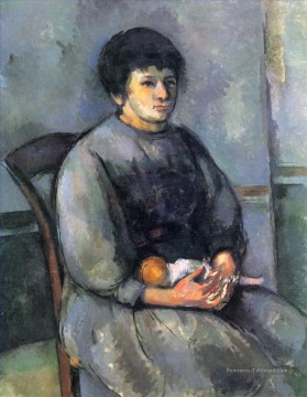  une - Jeune fille avec une poupée Paul Cézanne
